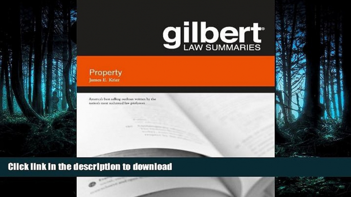 READ  Gilbert Law Summary on Property (Gilbert Law Summaries) FULL ONLINE