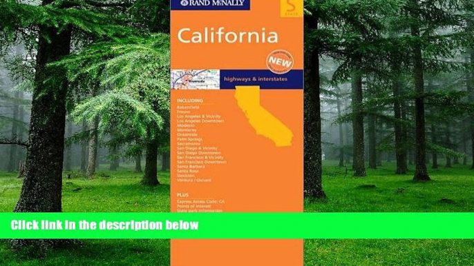 Buy NOW  Rand McNally California State Map Rand McNally  Full Book