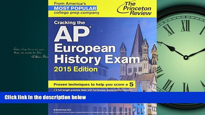 FAVORIT BOOK  Cracking the AP European History Exam, 2015 Edition (College Test Preparation) BOOK