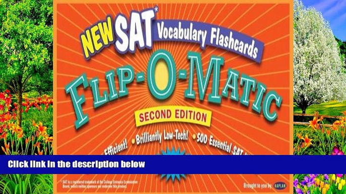 Big Sales  Kaplan SAT Vocabulary Flashcards Flip-O-Matic, 2nd edition  Premium Ebooks Best Seller