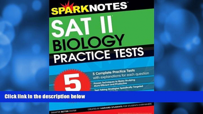 Big Sales  5 Practice Tests for the SAT II Biology (SparkNotes Test Prep)  Premium Ebooks Online