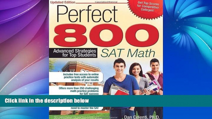 Deals in Books  Perfect 800: SAT Math (Updated ed.): Advanced Strategies for Top Students  Premium