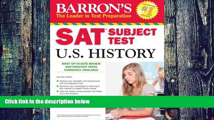 READ FULL  Barron s SAT Subject Test in U.S. History (Barron s SAT Subject Test U.S. History)