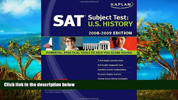 Deals in Books  Kaplan SAT Subject Test: U.S. History, 2008-2009 Edition (Kaplan SAT Subject