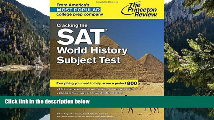 Deals in Books  Cracking the SAT World History Subject Test (College Test Preparation)  Premium