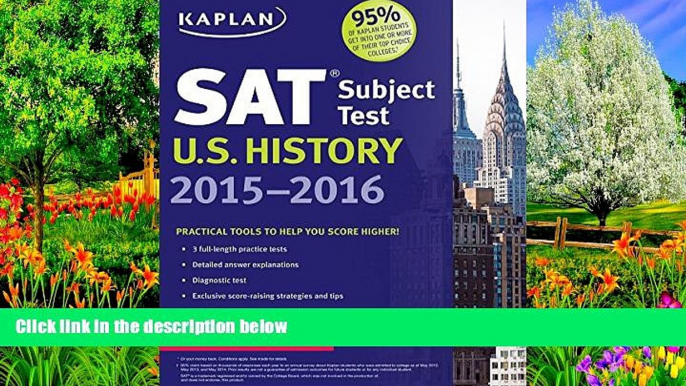 Buy NOW  Kaplan SAT Subject Test U.S. History 2015-2016 (Kaplan Test Prep)  Premium Ebooks Best