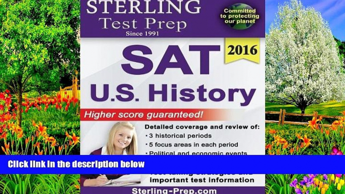 Buy NOW  Sterling Test Prep SAT U.S. History: SAT Subject Test Complete Content Review  Premium