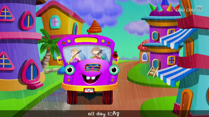 Wheels On The Bus | Popular Nursery Rhymes Collection for Children | ChuChu TV Rhymes Zone