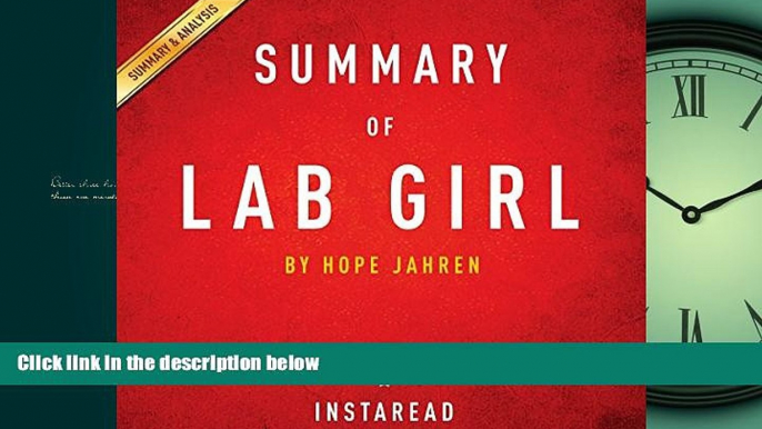 READ book Summary of Lab Girl: by Hope Jahren | Includes Analysis BOOK ONLINE