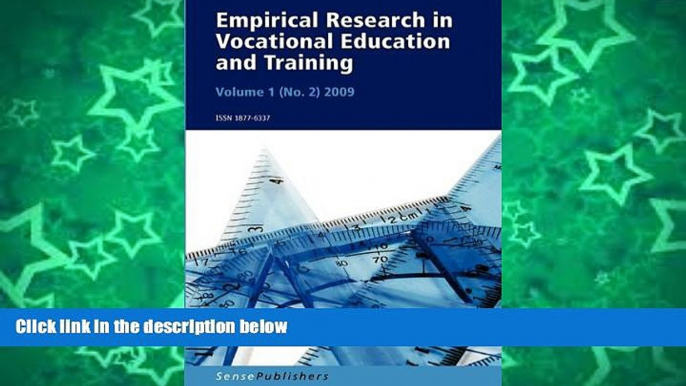 Big Sales  Empirical Research in Vocational Education and Training Vol. 1 (2)  Premium Ebooks Best