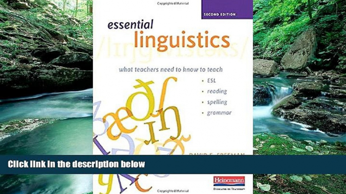 Buy NOW  Essential Linguistics, Second Edition: What Teachers Need to Know to Teach ESL, Reading,