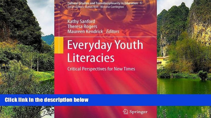 Deals in Books  Everyday Youth Literacies: Critical Perspectives for New Times (Cultural Studies