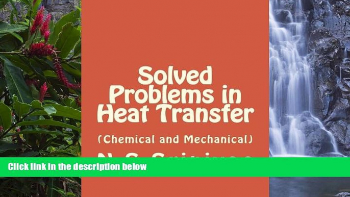 Deals in Books  Solved Problems in Heat Transfer: (for Chemical and Mechanical Engineering)  READ