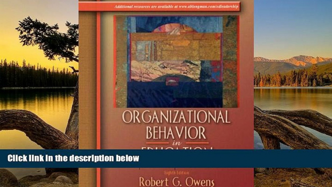 Buy NOW  Organizational Behavior in Education: Adaptive Leadership and School Reform, Eighth