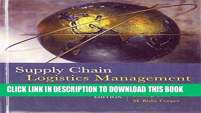 [READ] Ebook Supply Chain Logistics Management (Mcgraw-Hill/Irwin Series Operations and Decision