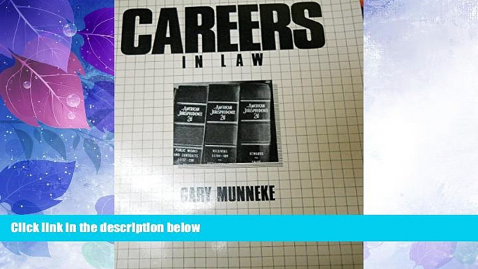 Price Careers in Law (Vgm Professional Careers Series) Gary Munneke On Audio