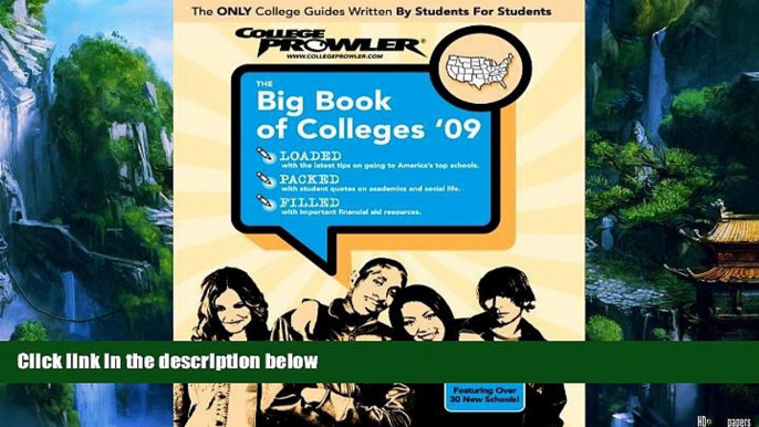 Buy Mark Benvenuto The Big Book of Colleges 2009 (College Prowler Guide) Full Book Epub