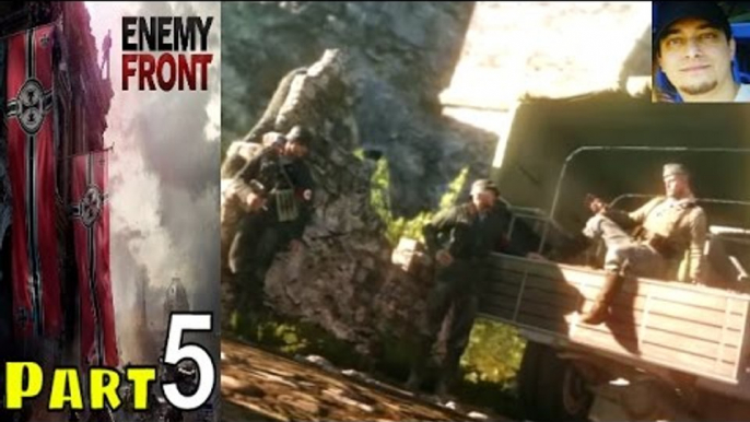 Enemy Front Walkthrough Gameplay Part 5 PS3 lets play playthrough   Live Commentary