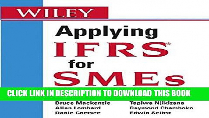 MOBI DOWNLOAD Applying IFRS for SMEs PDF Ebook