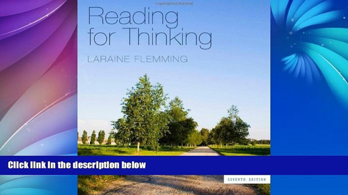 Pre Order Reading for Thinking Laraine E. Flemming On CD