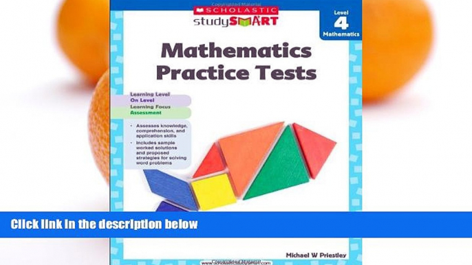 Pre Order Scholastic Study Smart Mathematics Practice Tests Level 4 Scholastic Audiobook Download