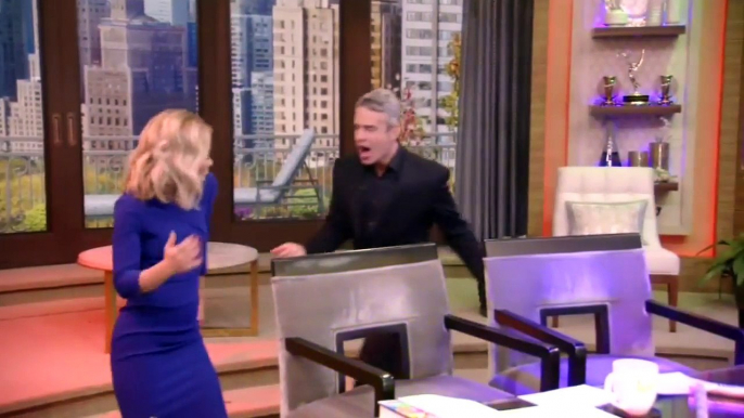 Andy Cohen - Chats About A Scare With Skin Cancer - Kelly Live