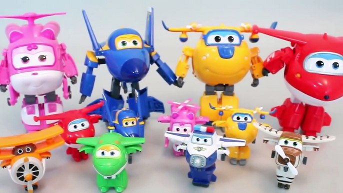 Super Wings plane transformers Tayo The Little Bus English Learn Numbers Colors Toy Surprise