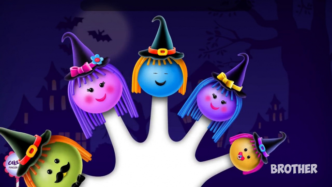 The Finger Family Halloween Cake Pop Family Nursery Rhyme | Halloween Finger Family Songs