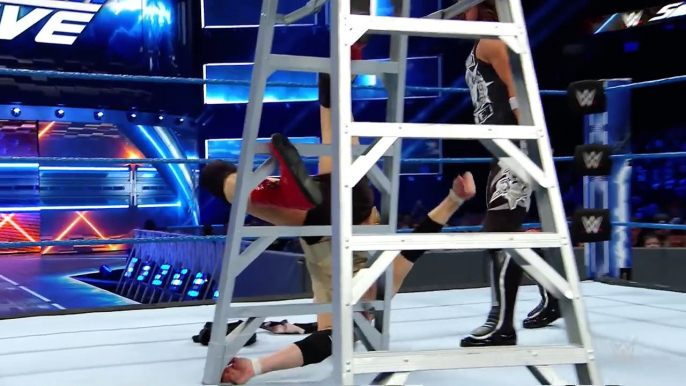 James Ellsworth vs WWE World Champion AJ Styles- Contract Ladder Match: SmackDown LIVE, Nov 22, 2016