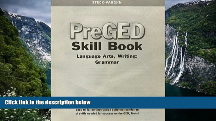 Online STECK-VAUGHN Steck-Vaughn Pre-GED Skills Book: Student Edition (10 pack) Language Arts,