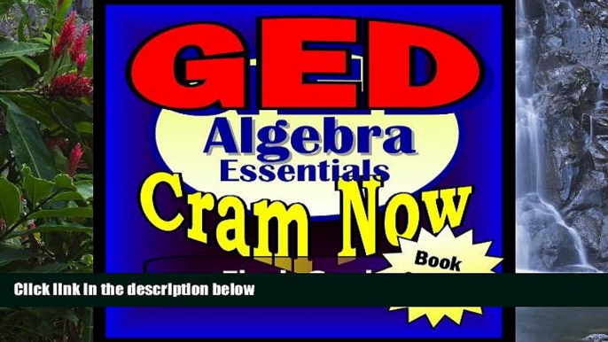 Buy GED Cram Now! GED Prep Test ALGEBRA REVIEW Flash Cards--CRAM NOW!--GED Exam Review Book