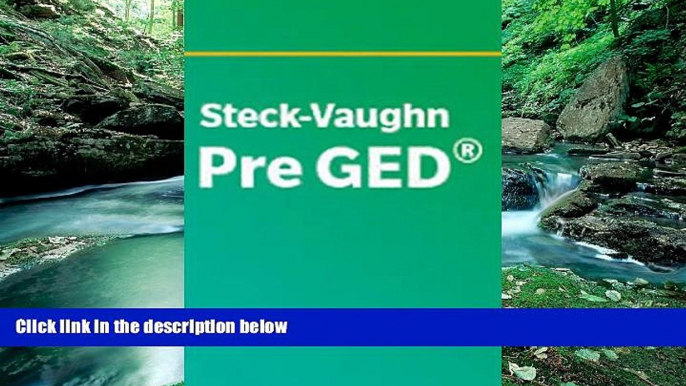 Buy STECK-VAUGHN Steck-Vaughn Pre-GED Skills Book: Student Edition (10 pack) Language Arts,