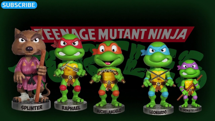 DADDY FINGER TEENAGE MUTANT NINJA TURTLES TMNT Leonardo, Raphael, Michaelangelo, Splinter, Donatello