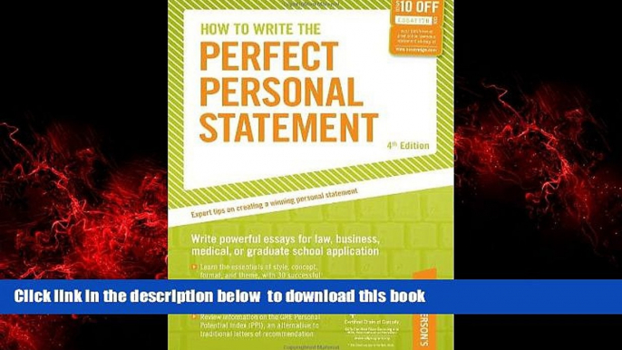 Download Mark Alan Stewart How to Write the Perfect Personal Statement: Write powerful essays for