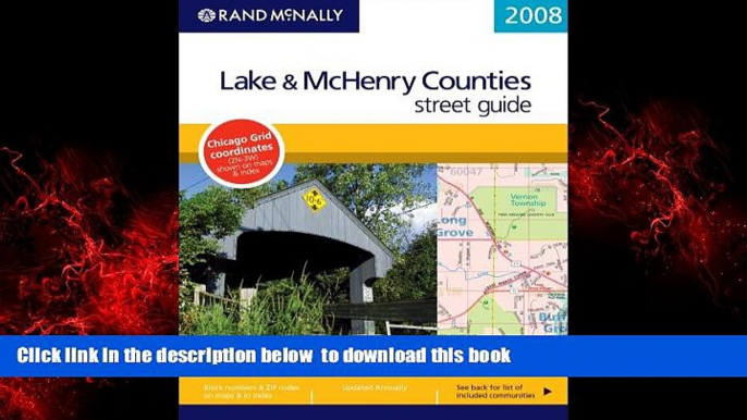 GET PDFbooks  Rand McNally 2008 Lake   McHenry Counties, Illinois: Street Guide (Rand McNally