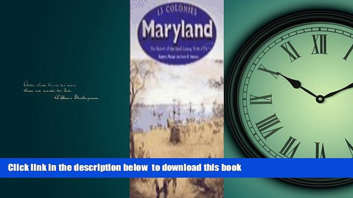 Read book  Maryland (13 Colonies) READ ONLINE