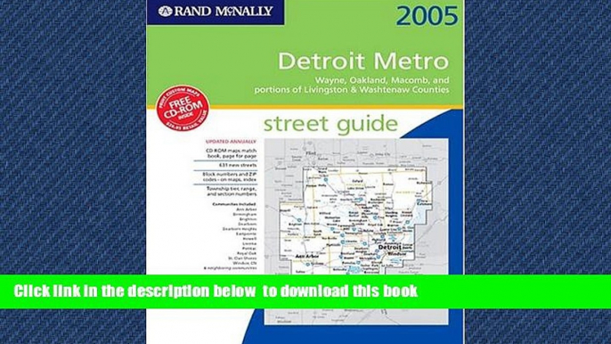 liberty book  Rand McNally Detroit Metro Street Guide 2005: Wayne, Oakland, and Portions of