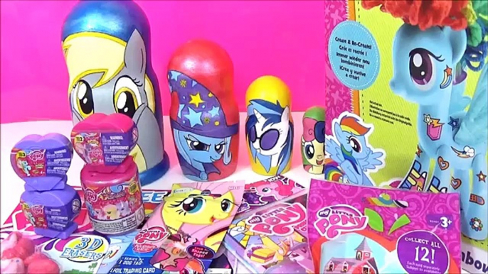 My Little Pony Custom Nesting Doll Toy Surprises! MLP Derpy, Trixie, MLP Kids Toy Surprise Episode