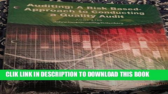 [PDF] Auditing: A Risk Based-Approach to Conducting a Quality Audit Full Collection