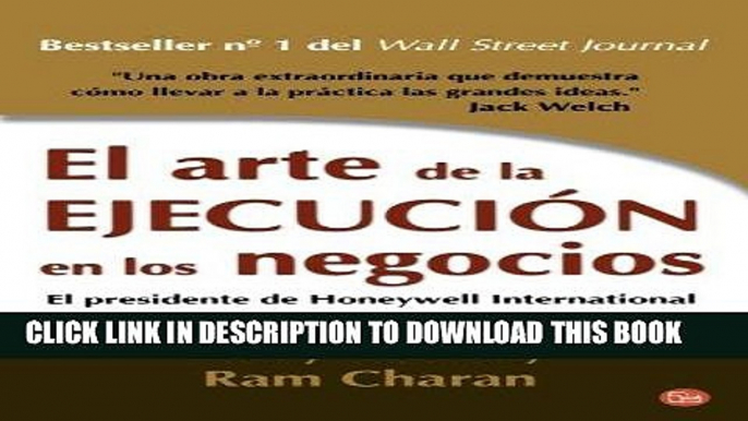 MOBI El arte de la ejecucion en los negocios/Execution: The Discipline of Getting Things Done