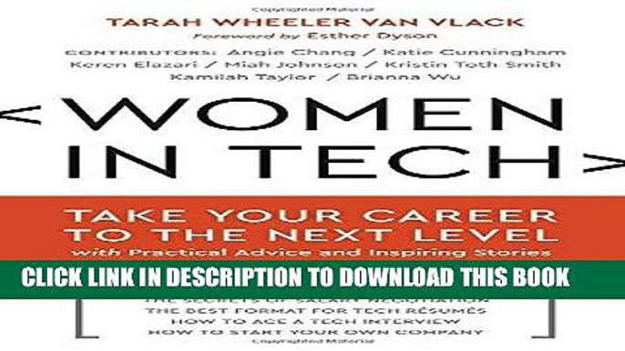 [FREE] Ebook Women in Tech: Take Your Career to the Next Level with Practical Advice and Inspiring