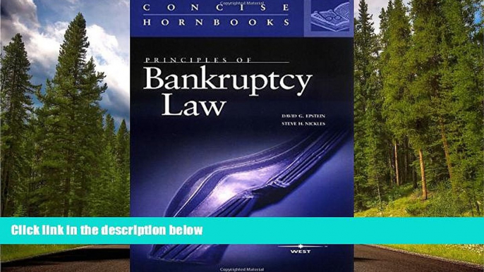 READ book  Principles of Bankruptcy Law (Concise Hornbook Series) #A#  FREE BOOOK ONLINE