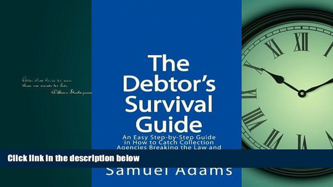 READ book  The Debtor s Survival Guide: An Easy Step-by-Step Guide in How to Catch Collection