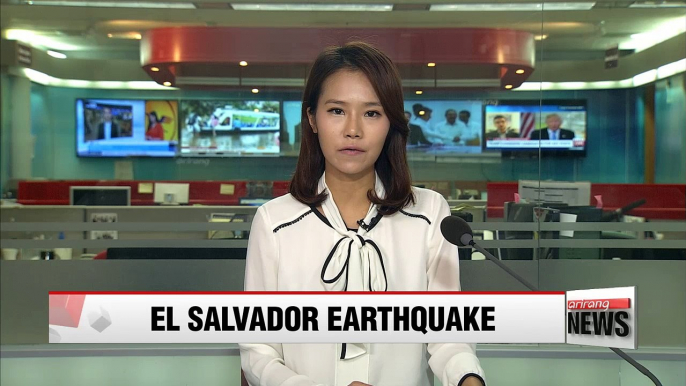 Magnitude 7.0 earthquake strikes off coast of El Salvador