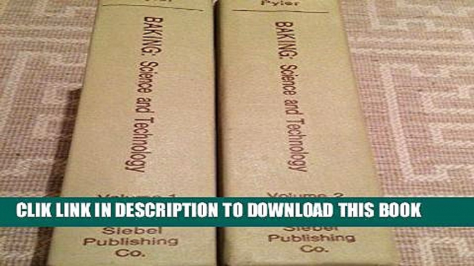 [PDF] Baking Science and Technology (2 Volume Set) Full Collection