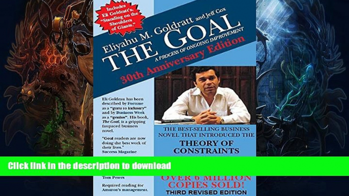 FAVORITE BOOK  The Goal: A Process of Ongoing Improvement FULL ONLINE