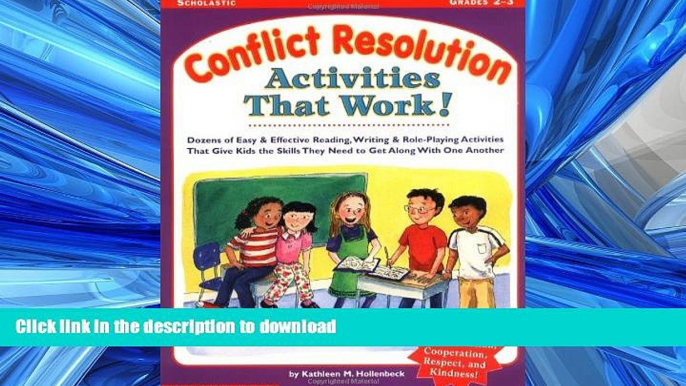 READ  Conflict Resolution Activities That Work!: Dozens of Easy   Effective Reading, Writing