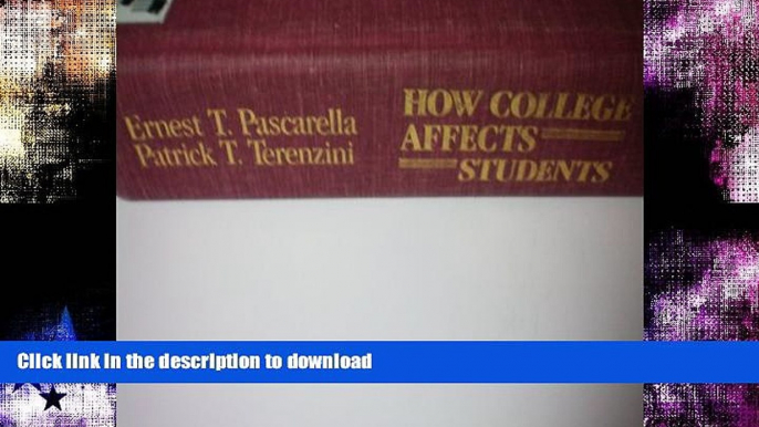 READ  How College Affects Students: Findings and Insights from Twenty Years of Research (Jossey