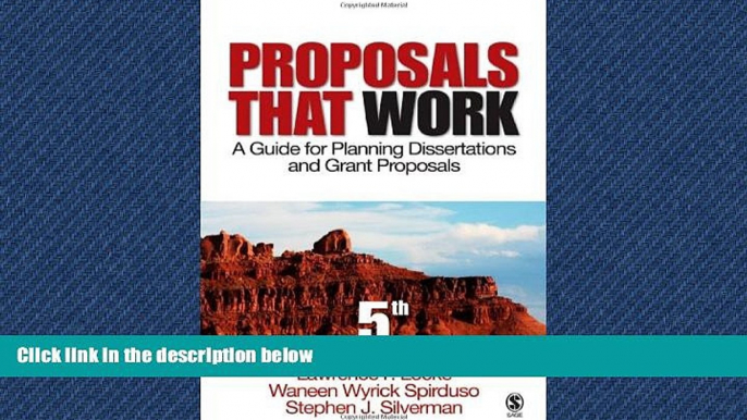 READ book Proposals That Work: A Guide for Planning Dissertations and Grant Proposals BOOOK ONLINE