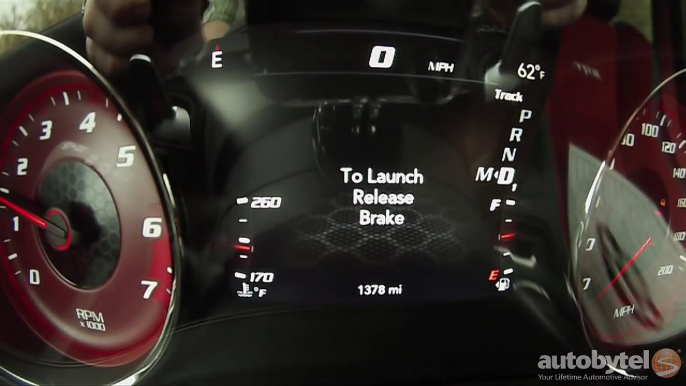 2015 Dodge Charger SRT Hellcat 0-60 MPH Test Video - 707 HP Supercharged 6.2 Liter Hemi V-8-wgSy1fmiEm8